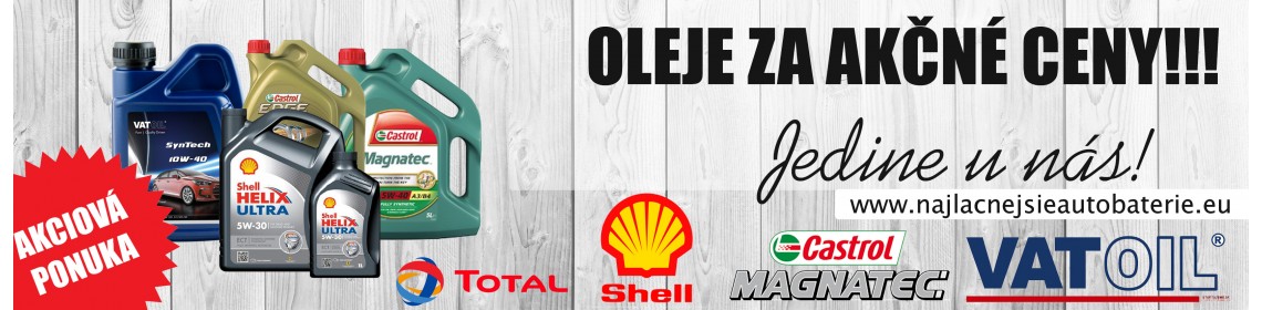 Oleje za AKČNÉ CENY